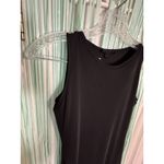 See You Monday Black Sleeveless Dress, Lined, Maxi, Lightweight, Stretchy, Small Photo 2