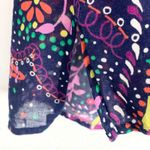 Lilly Pulitzer Garden Menagerie Providence Blouse Purple Red Floral Size Small Photo 11