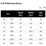 R & M Richards  Plus Size Embellished Cold-Shoulder Gown Electric Blue Sz 22W Photo 9