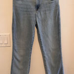 7 For All Mankind Luxe Vintage Edie With Cut Off Hem in Light Blue Wash S28 Photo 0