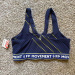 Free People Movement Never Better Logo Square Neck Sports Bra NWT Medium Photo 2