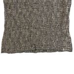 Annie Alexander Sleeveless Top Metallic Crinkle Textured‎ Gray Large Photo 3