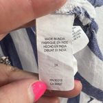 Lucky Brand Womens Plus 2X Stripe Tie Back Shirt Lightweight Cap Sleeve Striped Photo 6