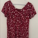 Old Navy  Floral Red Women's Dress Photo 0