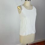 Everlane  Silk Sleeveless Tank Top in Off White Photo 1