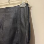 wilson's leather Wilson’s Leather Black Leather Skirt Woman’s Size 6 with a Side Zipper Photo 5