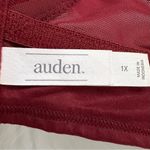 NWT Auden Burgundy Lace Lightly Lined Bralette Bra Size 1X Photo 6