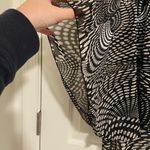 Studio Works EUC Studio‎ Works women’s black tan sheer patterned loose fit blouse top medium Photo 1