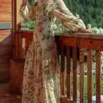 Agua by Agua Bendita Senlis Oasis Dress White Size L Photo 1