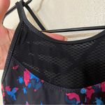 Lululemon black splatter long line sports bra 4 Photo 3
