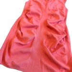Ted Baker London Novari Bodycon Dress Coral Ruched Sleeveless Size 6 Women's Photo 5