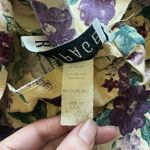 Rampage Floral High-Waist Shorts Sz 5 Tan Purple Cream Lightweight Cotton Blend Photo 13