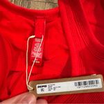 SKIMS NWT  COTTON RIB ONESIE in RED Photo 5