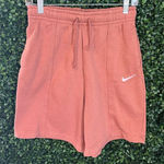 Nike  WOMENS BROWN BAGGY HIGH RISE SHORTS SIZE XS Photo 0