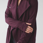 Lululemon  That’s A Wrap Jacket Heathered Bordeaux Drana 6 Photo 0