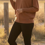 T Tahari Dolman Sleeve Sweater in Wild Copper Honey Size Small Photo 0