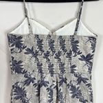 Storia  100% Cotton Wide Leg‎ Tropical Leaf Print Jumpsuit Size Small Photo 8