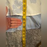 A New Day Women’s Blue Striped  Button Down Photo 4