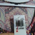 Sami & Jo  Paisley A line Long Sleeve Dress Artsy Boho Size PXL Photo 5