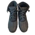 Nautical Dorsay Navy Duck Boots Size 10 Photo 12