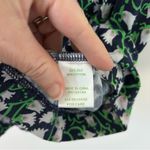 Lilly Pulitzer Jeannie Blue Pink Green Floral Tulip Cinch Silk Cotton Dress M Photo 5