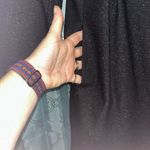 Worthington Dressy Long Pea Coat. Size 12. Black With Gold Stitching. EUC Photo 2