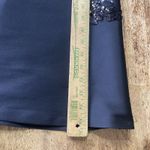 Rickie Freeman Teri Jon Navy Floral Sequin Off The Shoulder Dress Size 8 Blue Photo 5