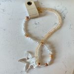Anthropologie  Starfish Pendant Beaded Necklace in Pink NWT Photo 3