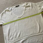 White Fox Boutique White Fox Oversized Relaxed Fit White Chunky Knit Sweater Small/Medium Photo 12