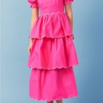 English Factory Fuchsia Tiered Dress - $185 MSRP - Size M Photo 4