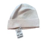 Charter Club Brand New Cashmere  Women's One Size Tan-Blue Beanie Hat Photo 0