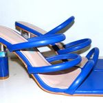 Olivia Miller  Blueberry Square Toes Slides Sandals 9 Photo 1