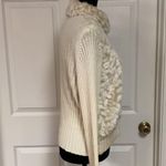 Cato off white faux fur / sweater. Size medium. Photo 1