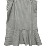 Ashley Stewart  Women Midi Skirt 22/24 Black White Timeless Polka Dot Flounce Hem Photo 0
