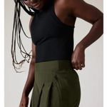 Athleta 2T Brooklyn Heights Pleated Wide Leg Pant 2 Tall Aspen Olive Green Photo 3