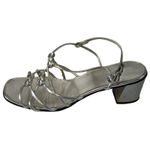 Vintage Slippers Womens Size 8.5 House Shoes Silver Heel Strap Dearfoam Photo 10