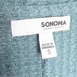 Sonoma  Ombré Teal Blue V Neck Long Sleeve Warm Thermal Tunic Top Size Small Photo 4