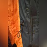 Sam Edelman Navy Blue Faux Fur Trimmed Down Filled Parka Coat Women’s Size XL Photo 12