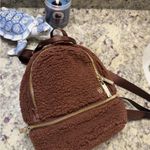 Lululemon  Brown Sherpa Mini Backpack Travel Hiking Photo 5