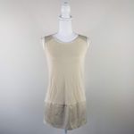 Chico's by  / 2 (M) / Beige Tank Top Blouse Photo 5