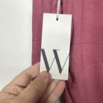 Worthington  Womens Asymmetrical Neck Long Sleeve Blouse Light Pink Size Large Photo 4