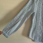 Sundance Mirabelle Eyelet Cotton western embroidered button down Top blouse Sāāā Photo 4