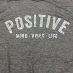 West Coast Love Gray Graphic Sweatshirt Positive Mind Vibes Life in Iridescent Photo 1