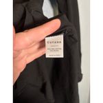 Cuyana  Pima Cotton Modal Black Long Sleeve Button Down Shirt Size Medium Photo 10