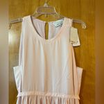 3.1 Phillip Lim 3.1 Phillip Kim Tiered Midi Silk Dress Light Blush Pink Sleeveless Designer NWT Photo 1