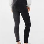 Bershka  two toned high waist skinny jeans size 4 raw hem Photo 2