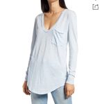 Free People We The Free Betty Long Sleeve  IN SKY BNWTS Small Photo 3