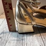 Sam Edelman Gold Wilson Kitten Heel Sandals Size 6M Holiday Party Metallic Photo 6