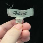 Madewell Black Surplice Wrap Thong Bodysuit Long Sleeve size S Photo 6