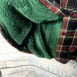 Che Bella Plaid Sherpa Lined Shacket Jacket Warm Cozy 2xl NWT Black Size 2X Photo 2